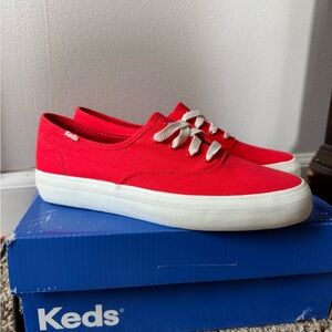 Keds Vibrant Red Canvas Shoes